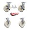 Service Caster 8 Inch Nylon Caster Set with 2 Brakes/Swivel Lock 2 Rigid SCC-30CS820-NYR-TLB-BSL-2-R-2 - alternate 3